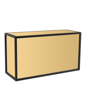 Unico Rectangular Bar with Black Frame