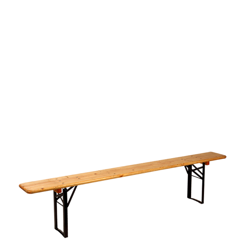 Wooden Bench Wood 25 x 220 cm H 47 cm