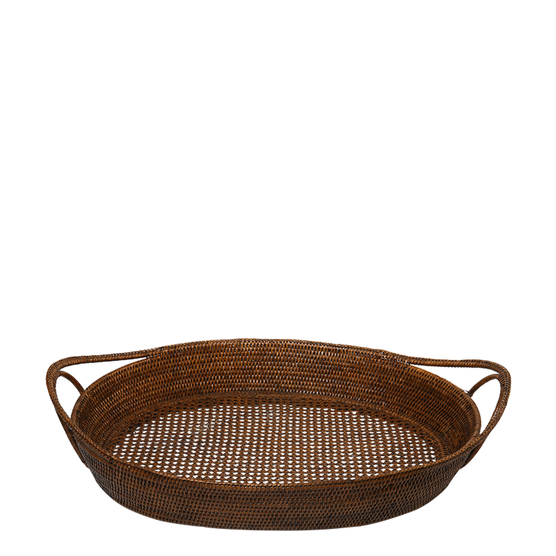 Louisiana oval tray with handles 46 x 69 cm