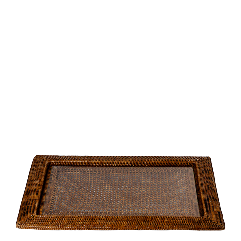 Louisiana Rectangular Tray 46 X 63 cm with Glass Board