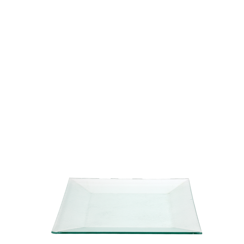 Presentation Plate Kheops clear 32 X 32 cm