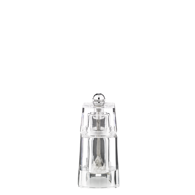Acrylic Salt Mill 11 cm  (Salt Not Provided)