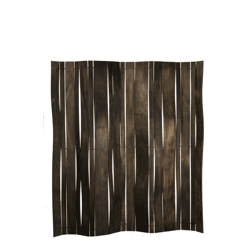 Grey Laméco Folding Screen 180 X 180 cm