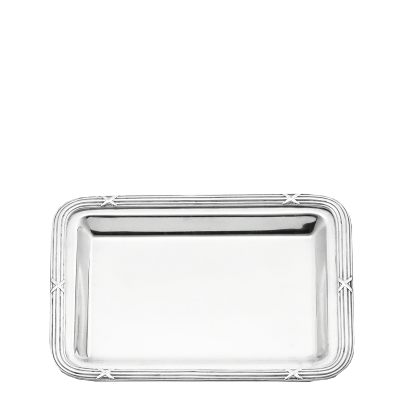 Louis Xiv Tray Silver 17 X 22 cm