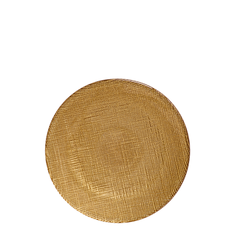 Strass Bread Plate Gold Ø 14 cm