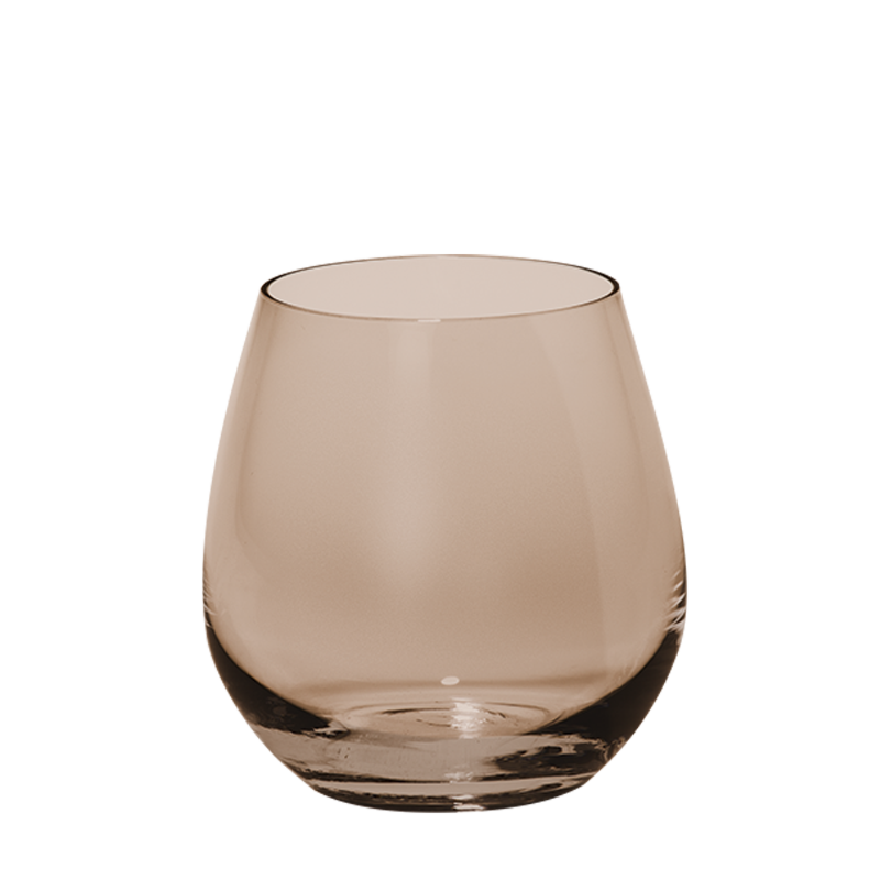 Moon Tumbler Smoked Ø 6,5 cm H 9 cm 32 cl