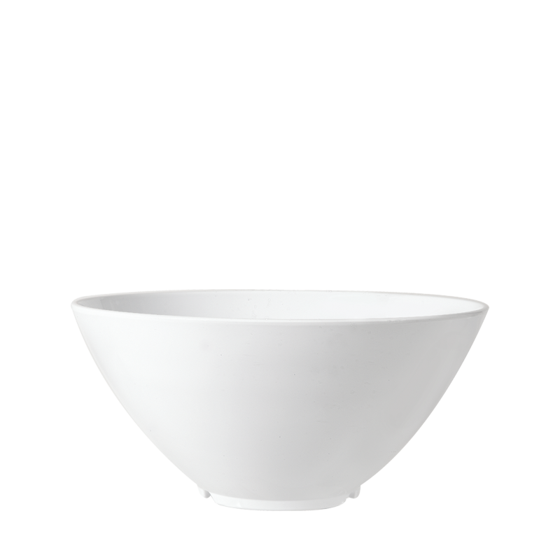 Resin Serving Bowl White Ø 28 cm H 15,5 cm 380 cl
