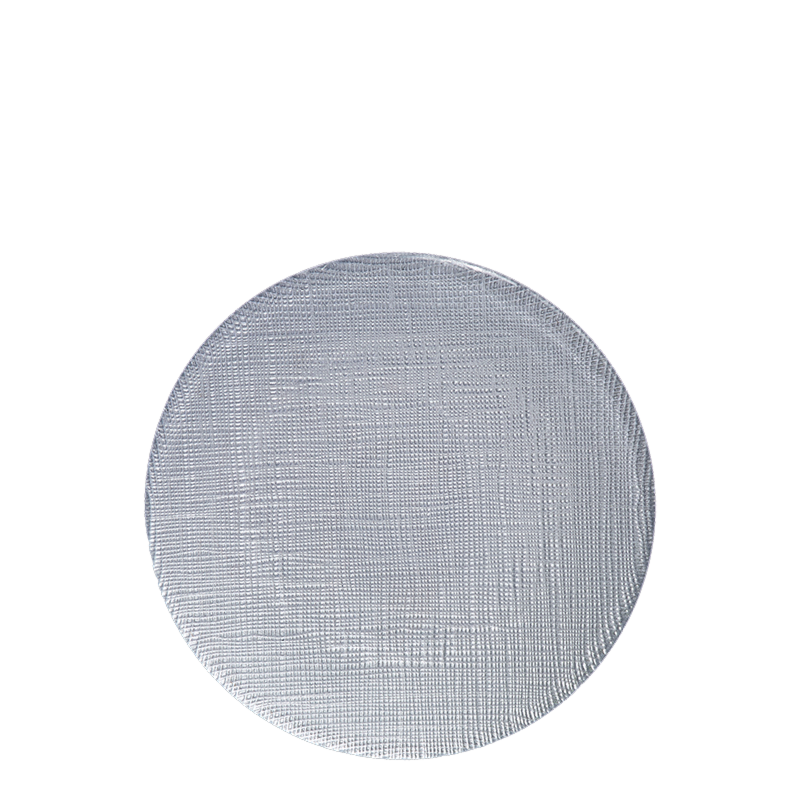 Glass Bread Plate White Ø 14 cm