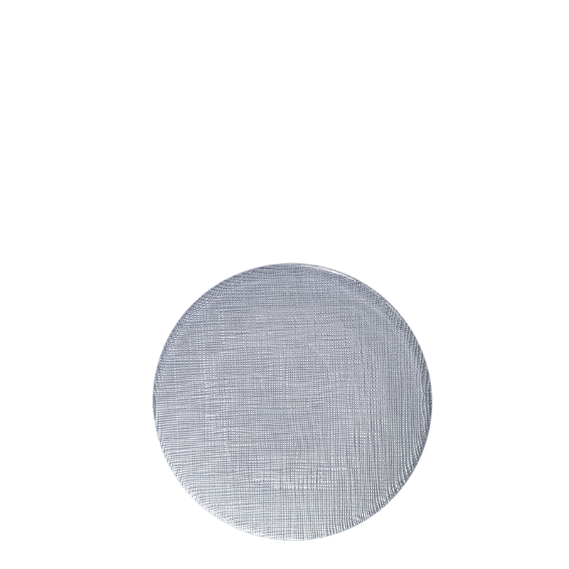 Glass Bread Plate White Ø 14 cm