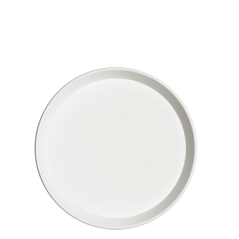 White non-slip serving tray Ø 39,5 cm H 3 cm