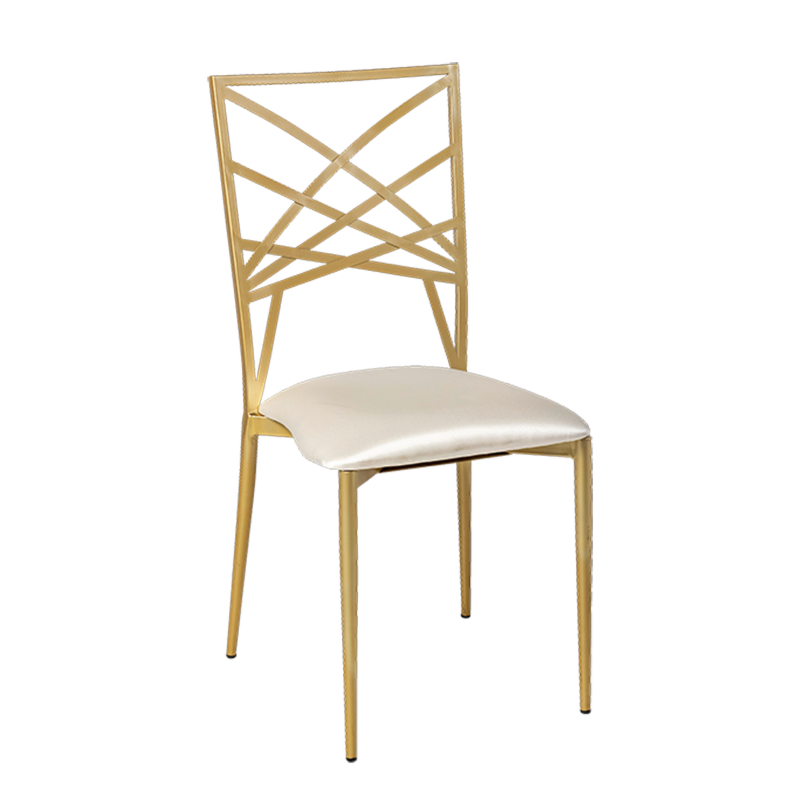 Beverly chair with cream seat pad