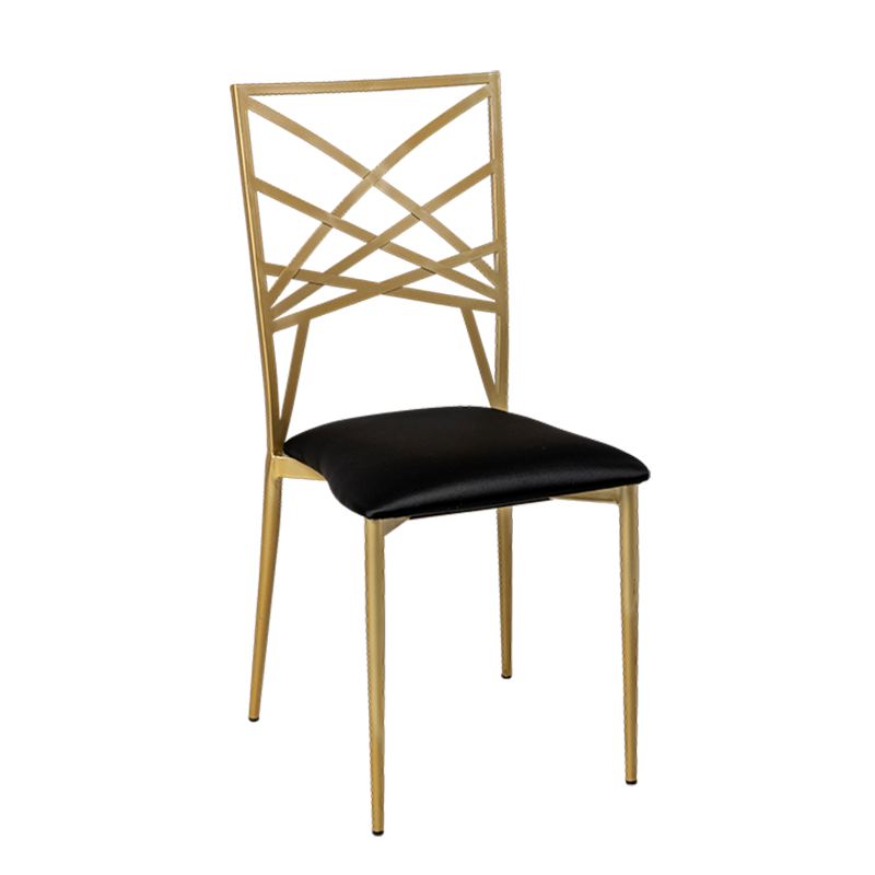 Beverly chair with black seat pad