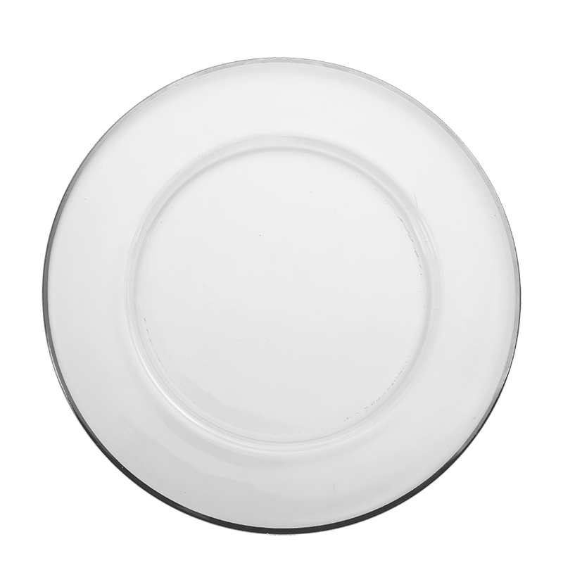 Beverly Presentation Plate with Silver Thread Ø 32 cm