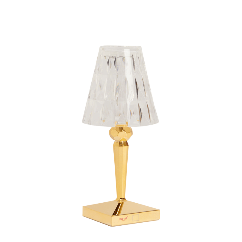 Gold Battery Lamp