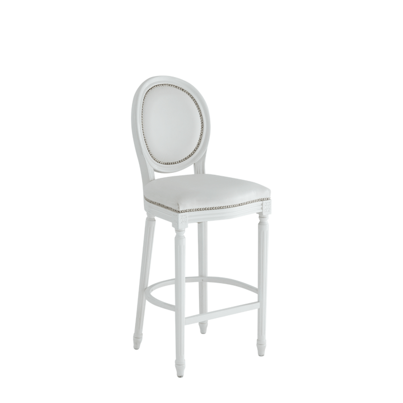 Olympe Bar Stool in White