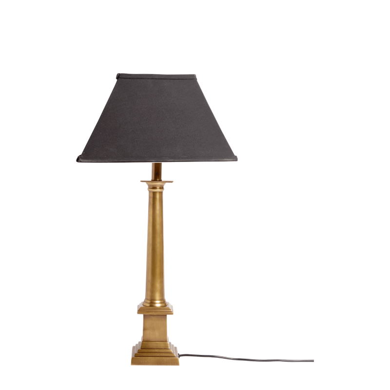 Brass Column Lamp
