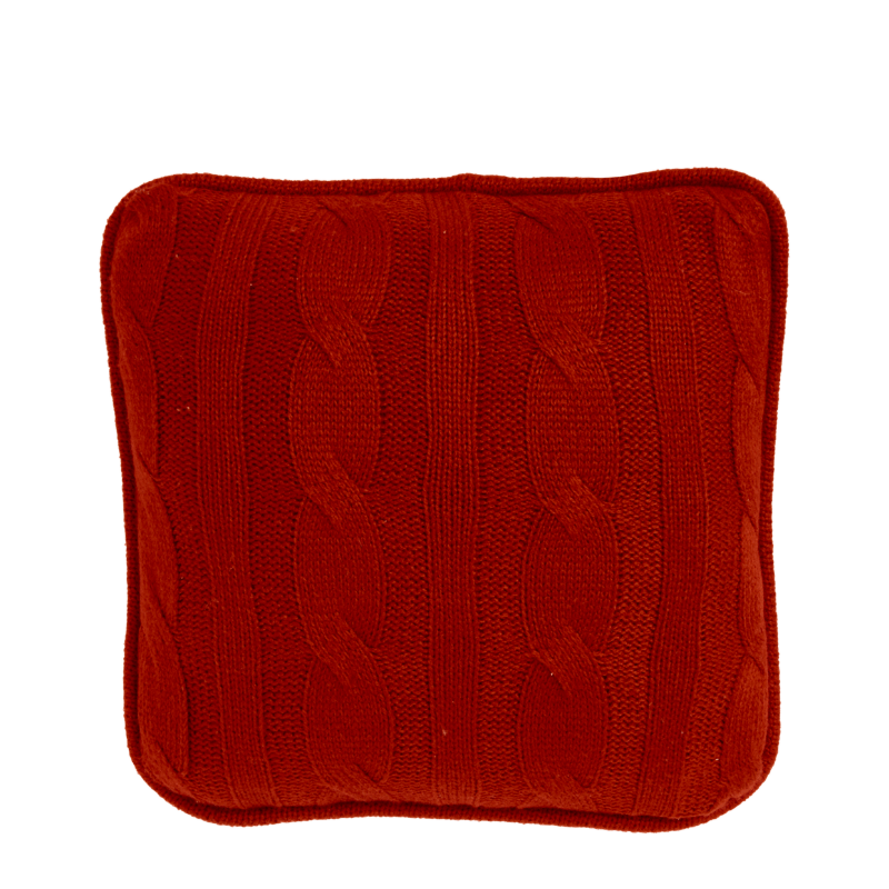 Red Knit Cushion