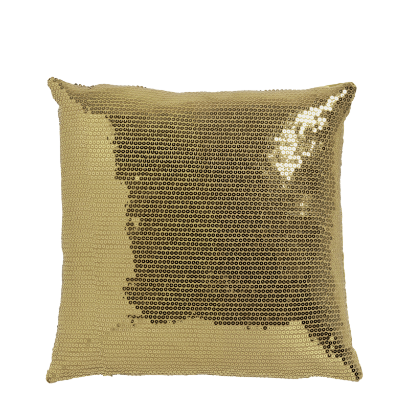 Gold Sequined Cushion