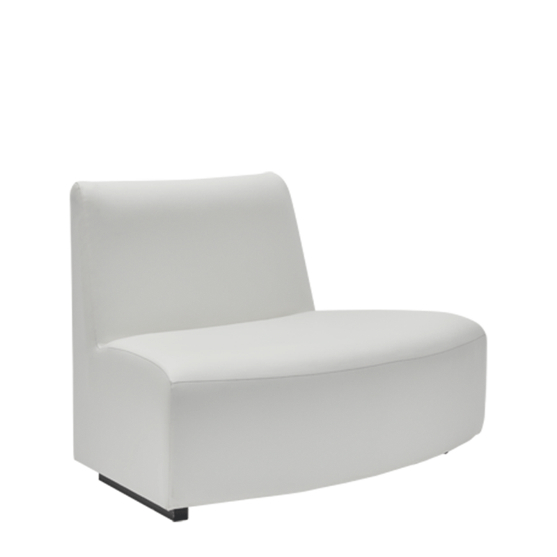 Endless Inverted Sofa in White 4,72ft