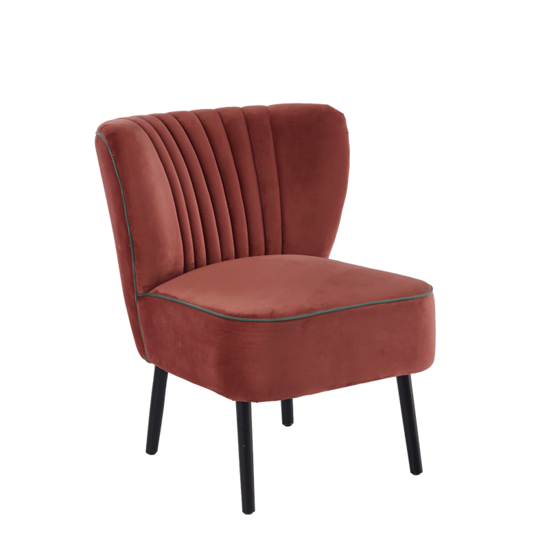 Rizzo Chair in Pink Velvet