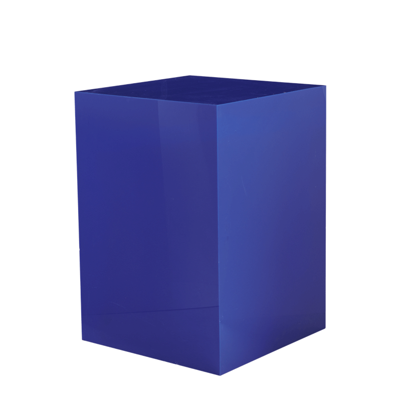 Seattle Plinth in Blue L 27"x W 27"x H 40"