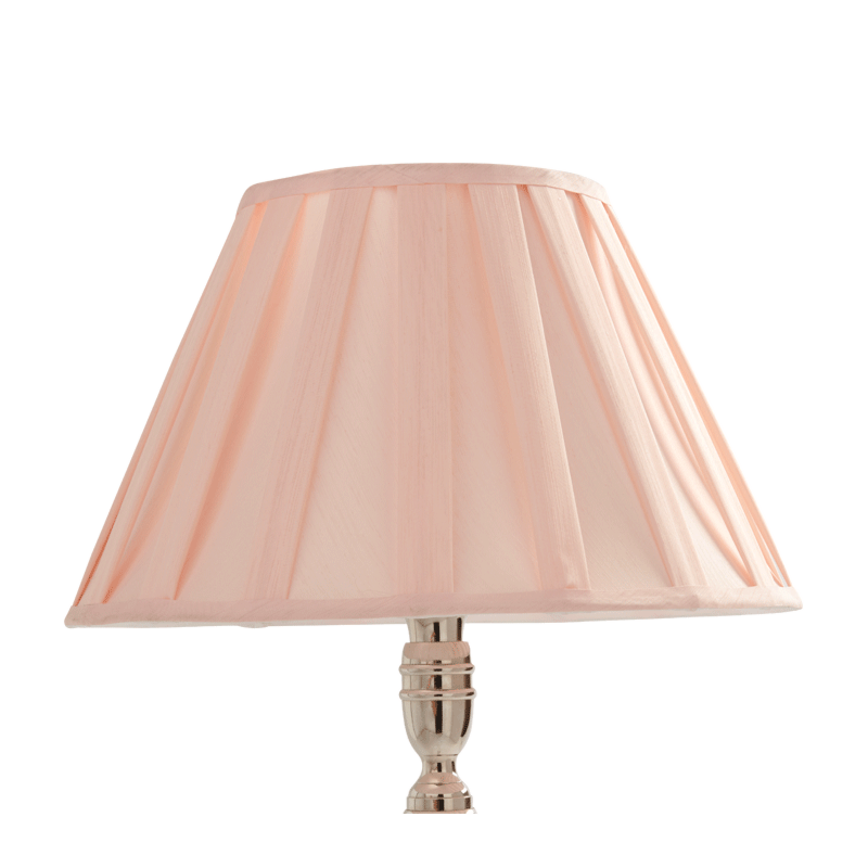 Stripes Lamp Shade Pleated in Pink 16"