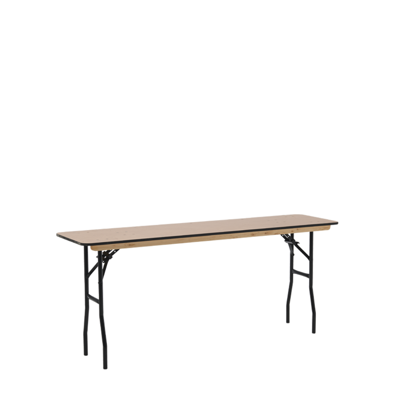 Slim Trestle table 6ft x 18"