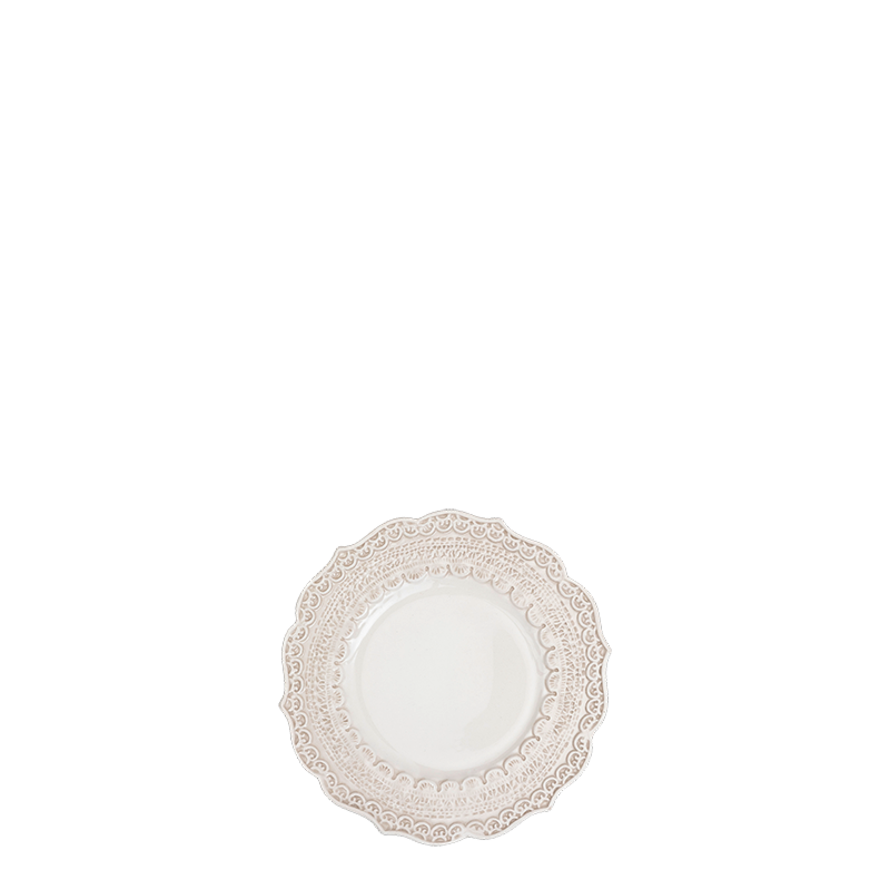 Cream Dentelle bread plate Ø 15 cm