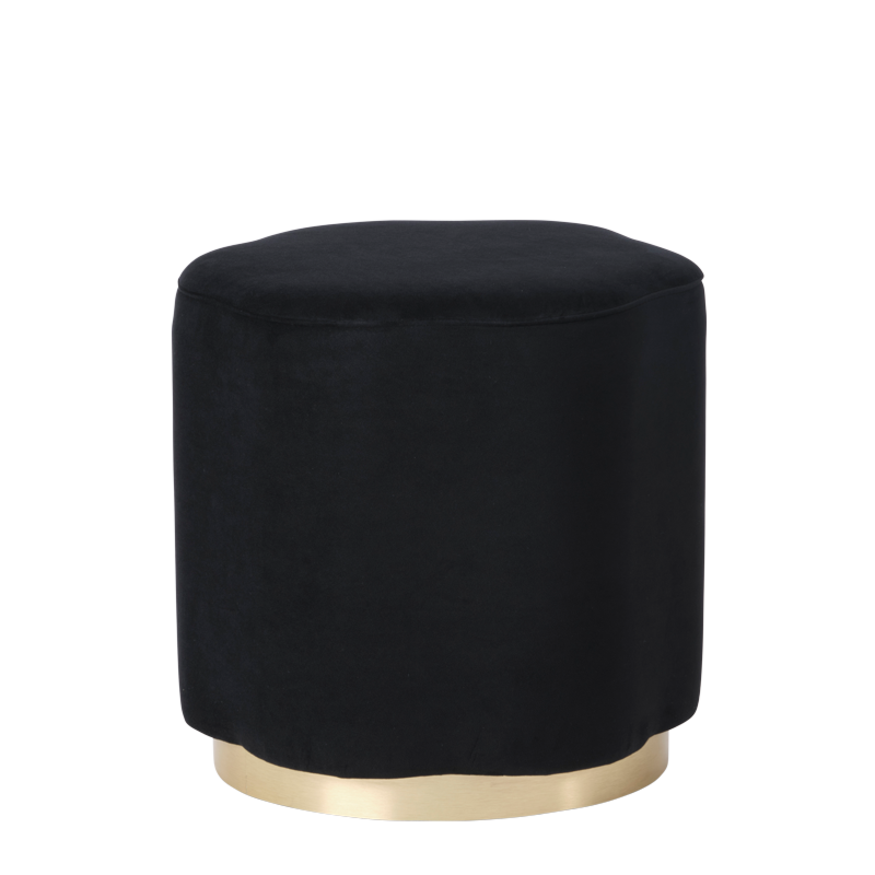The Bloomsbury Ottoman in black