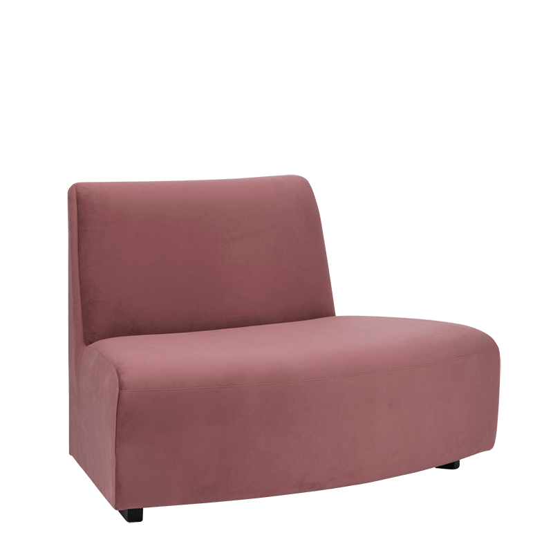 Endless Inverted Sofa in Marsala 4.72 ft