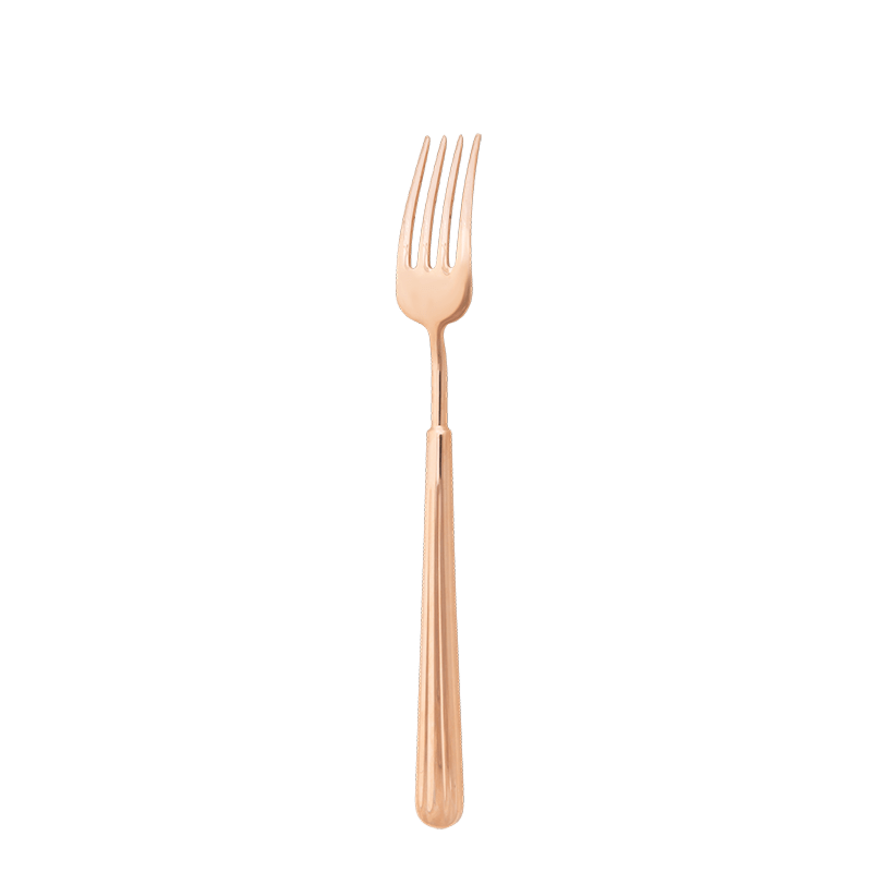 The Aurora Rose Gold table fork
