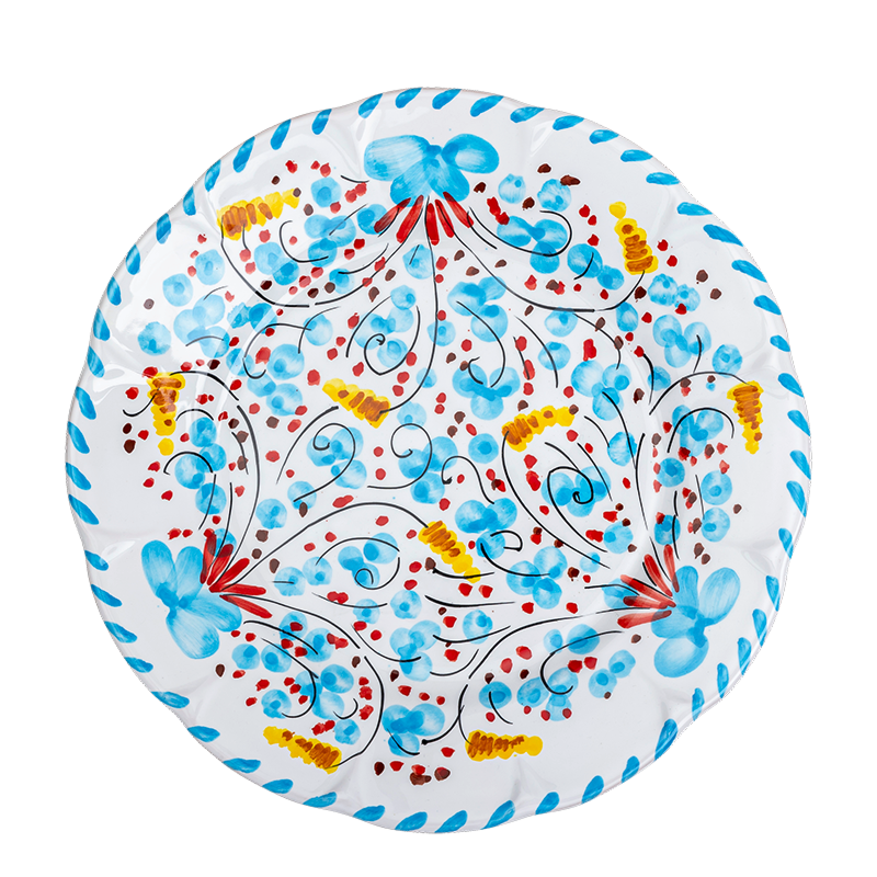 Large plate POPOLO per Vaisselle Vintage Ø 25 cm