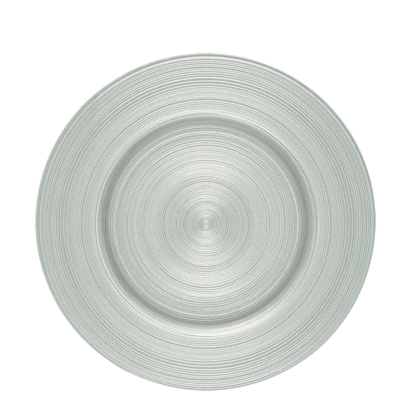Mia Silver Charger Plate
