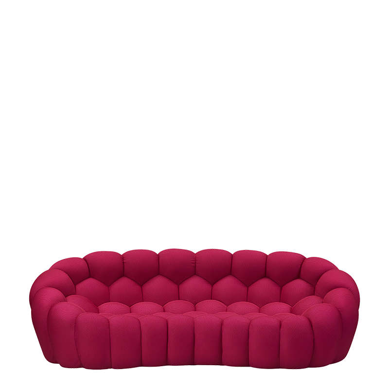 Bubble Sofa in Raspberry