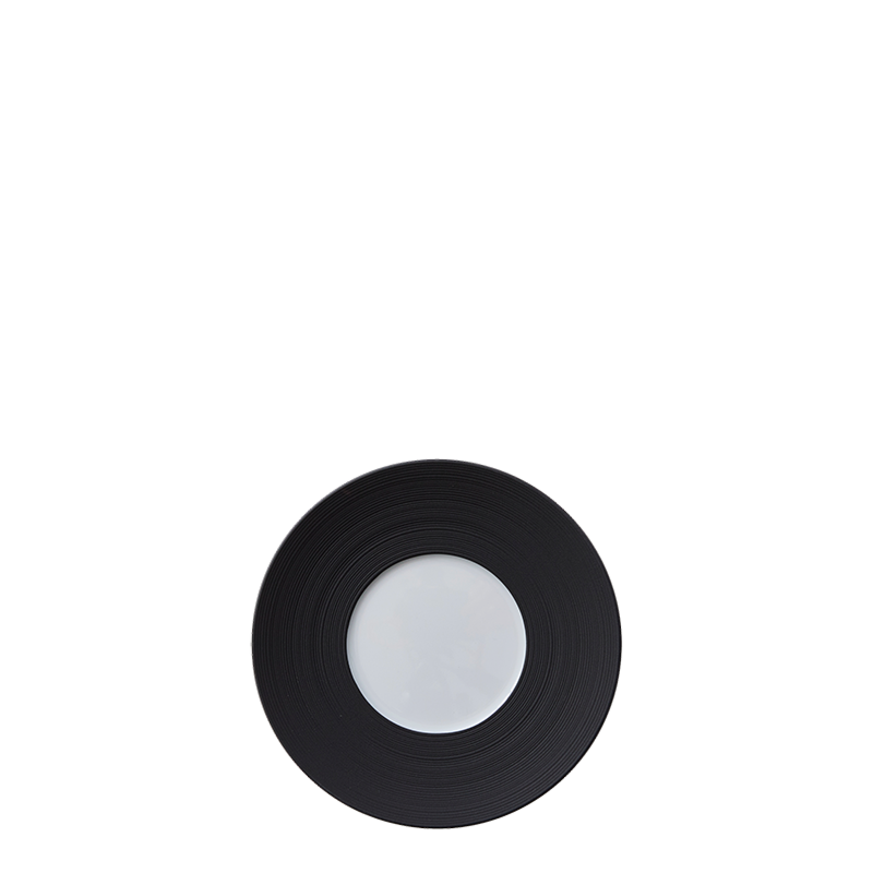 Hemisphere Black Bread Plate