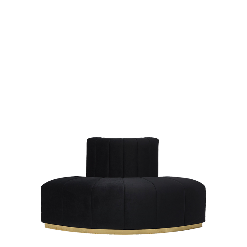 The Portabella Island Sofa in Black