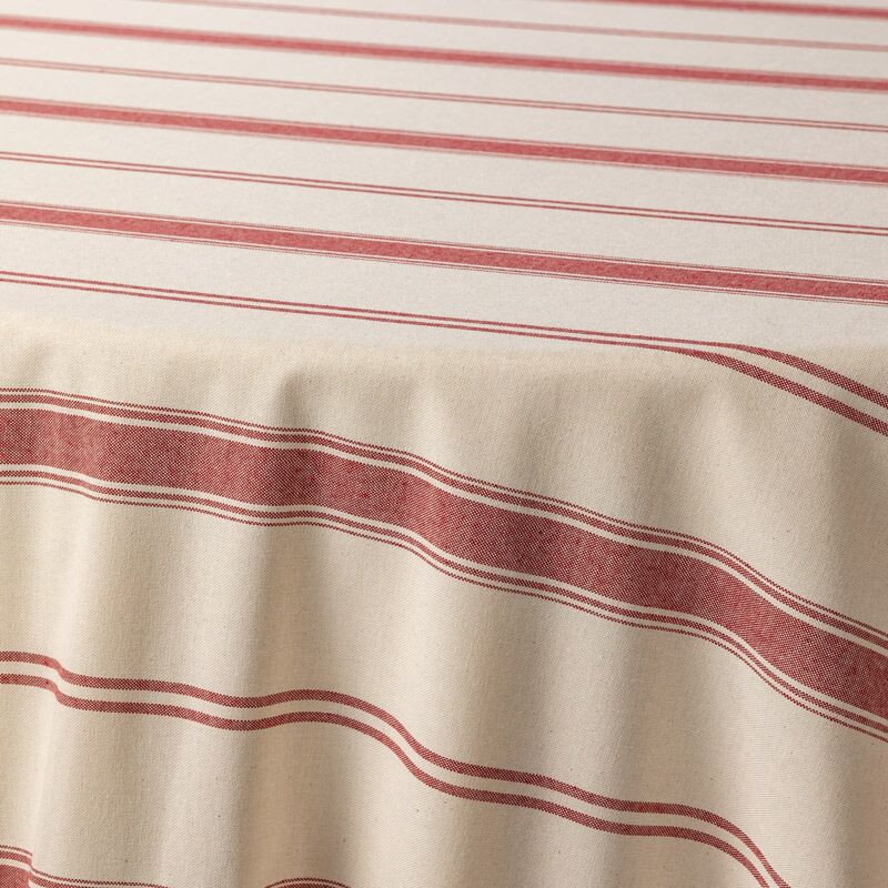 Red Biarritz 230 x 360 cm Rectangular Tablecloth