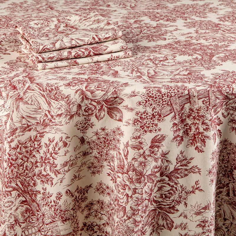 Red Duveens Table Linens