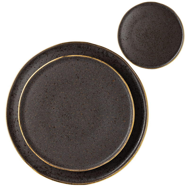 Golden ash Plates
