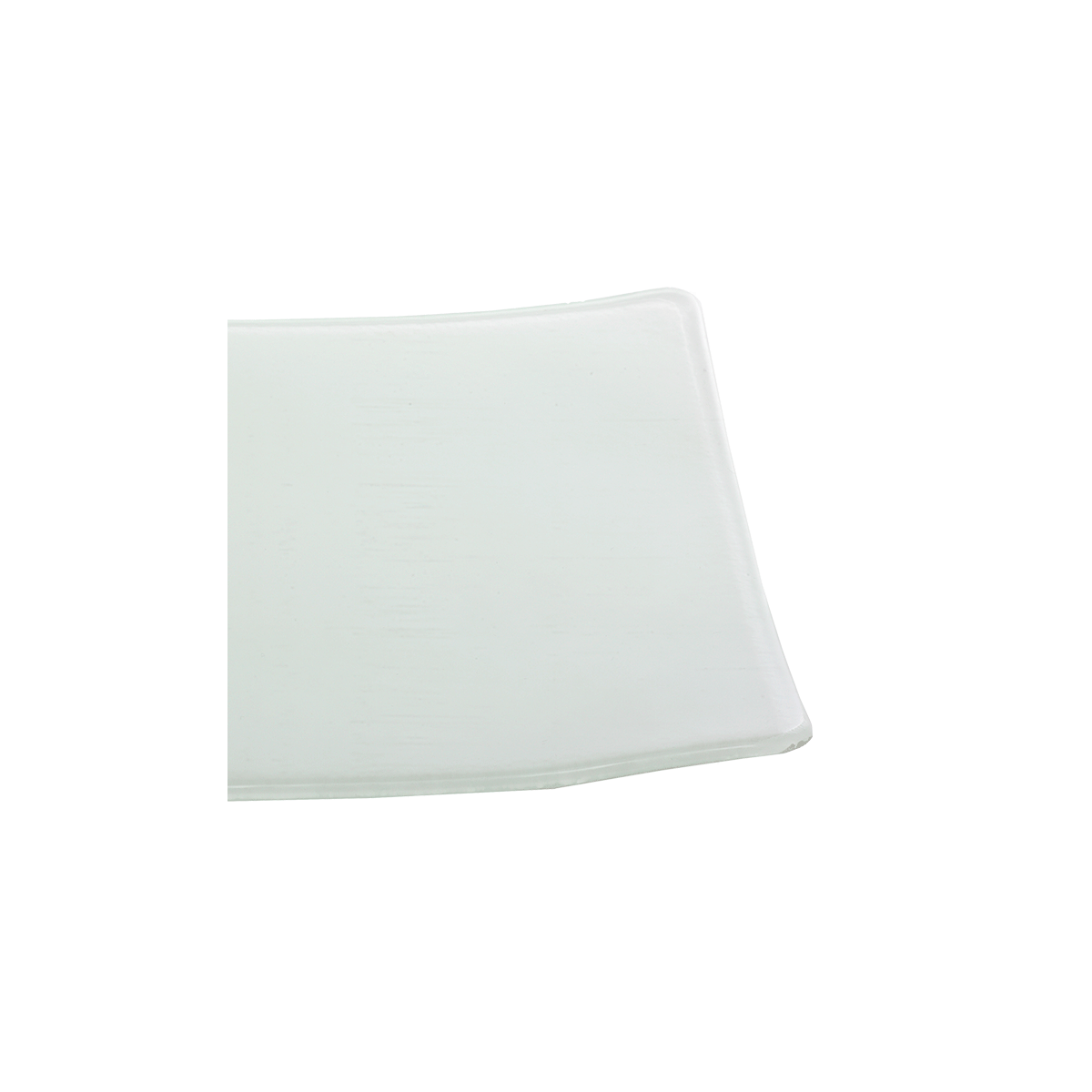 Glass Rectangular Plate White 24 X 32 cm Hire Options Greathire London
