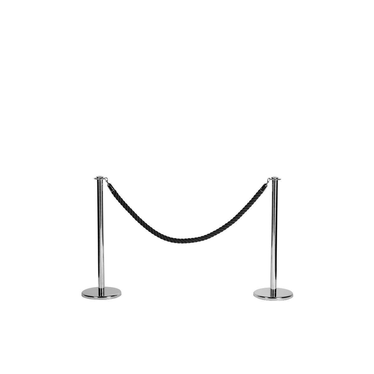 Black Rope L 200 cm Hire Options Greathire London