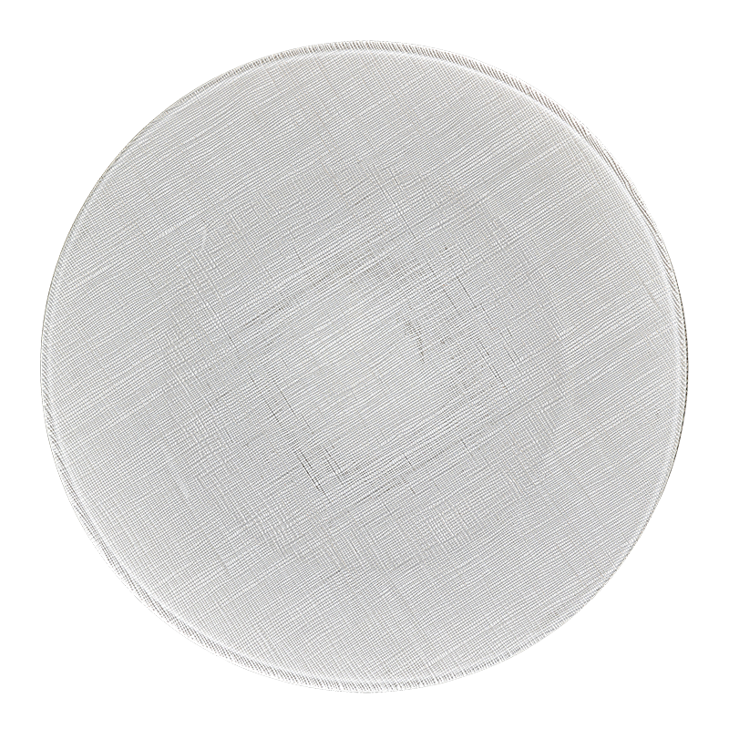 Glass Presentation Plate White Ø 32 cm Hire Options Greathire London