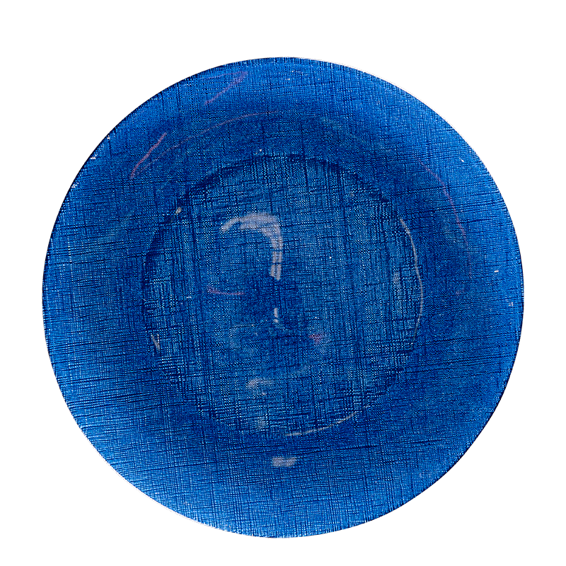 Blue glass charger plates online