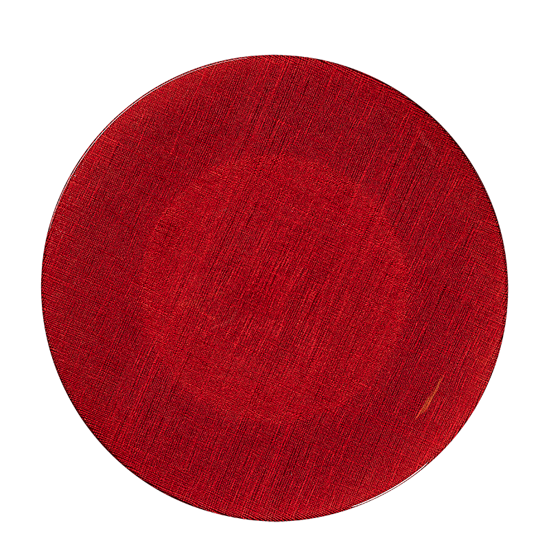 Glass Presentation Plate Red Ø 32 cm Hire Options Greathire London