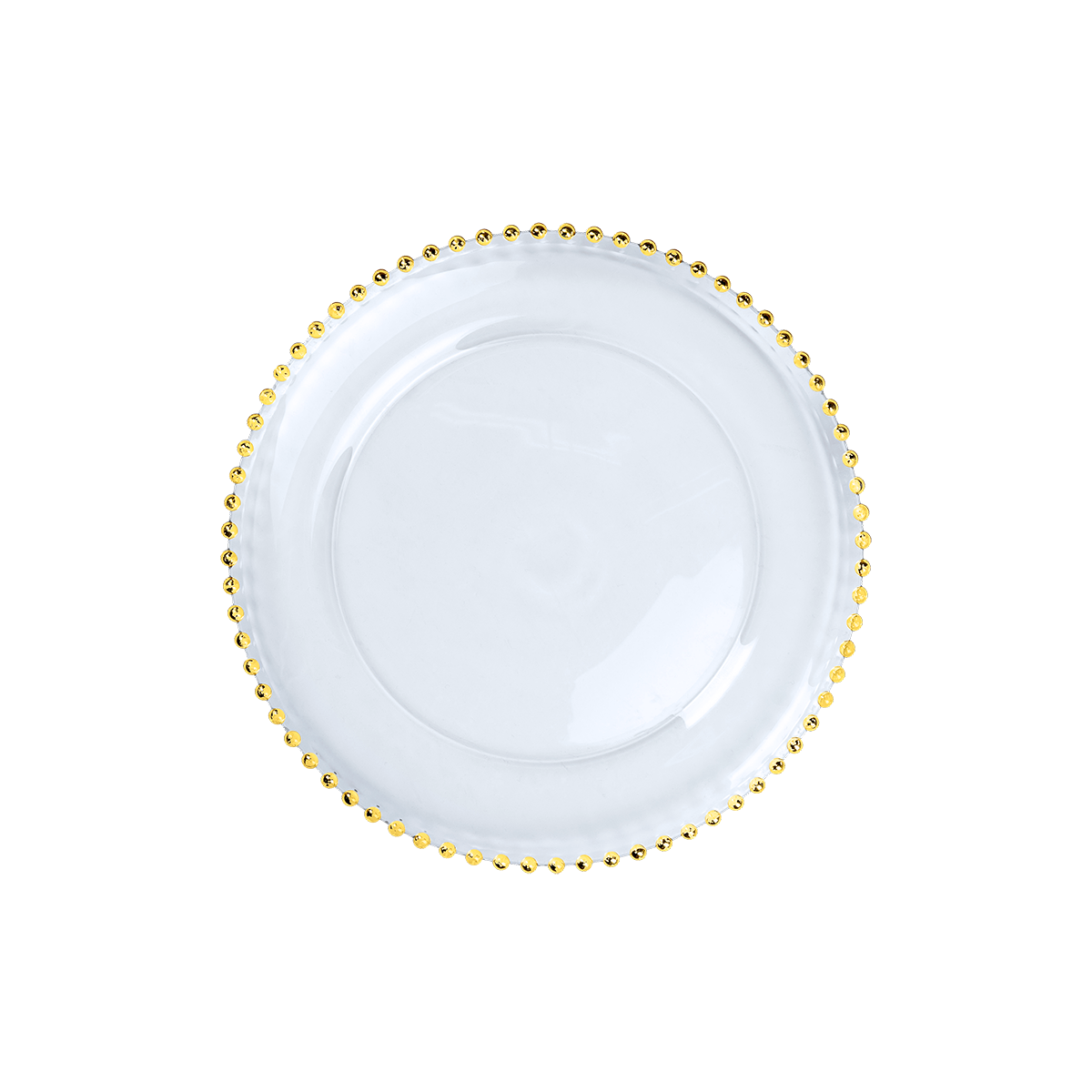Gold Beaded Charger Plate Ø 32,5 cm Hire Options Greathire London