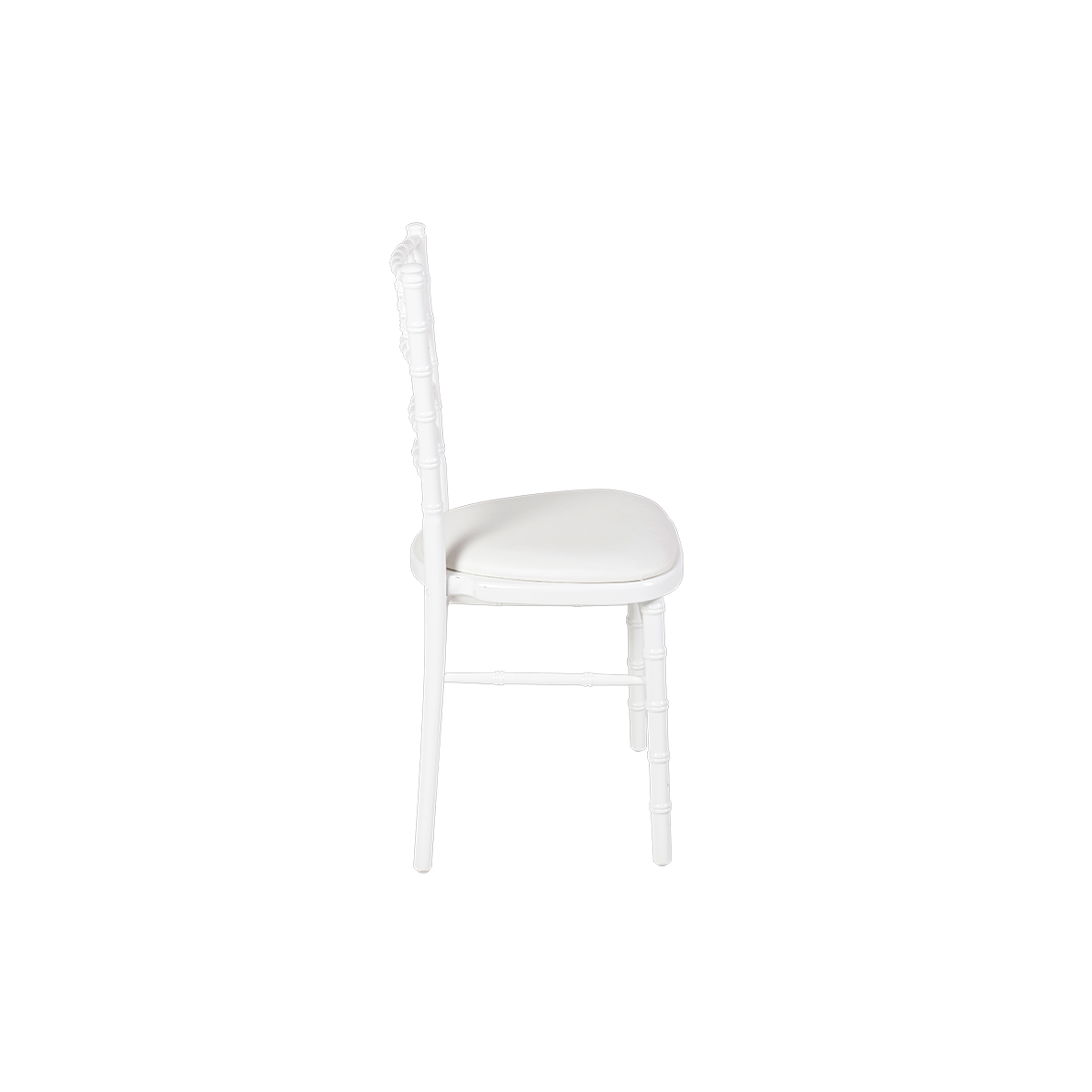 White shop vinyl chairs