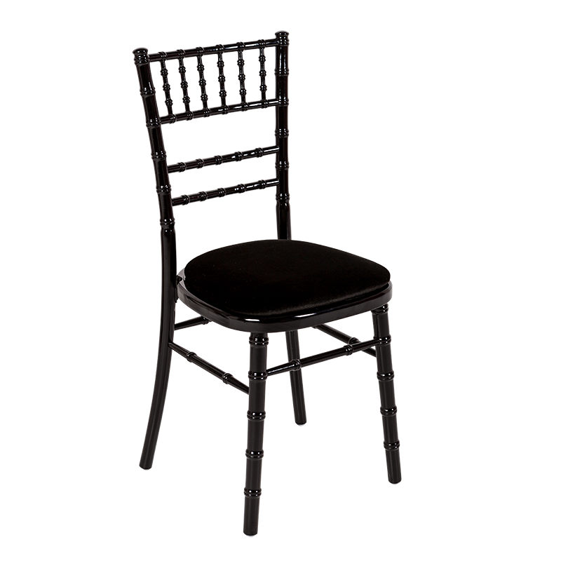 Black top bamboo chair