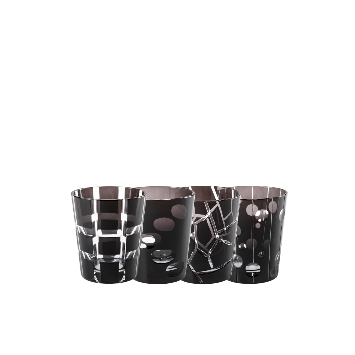 Black glass tumbler new arrivals