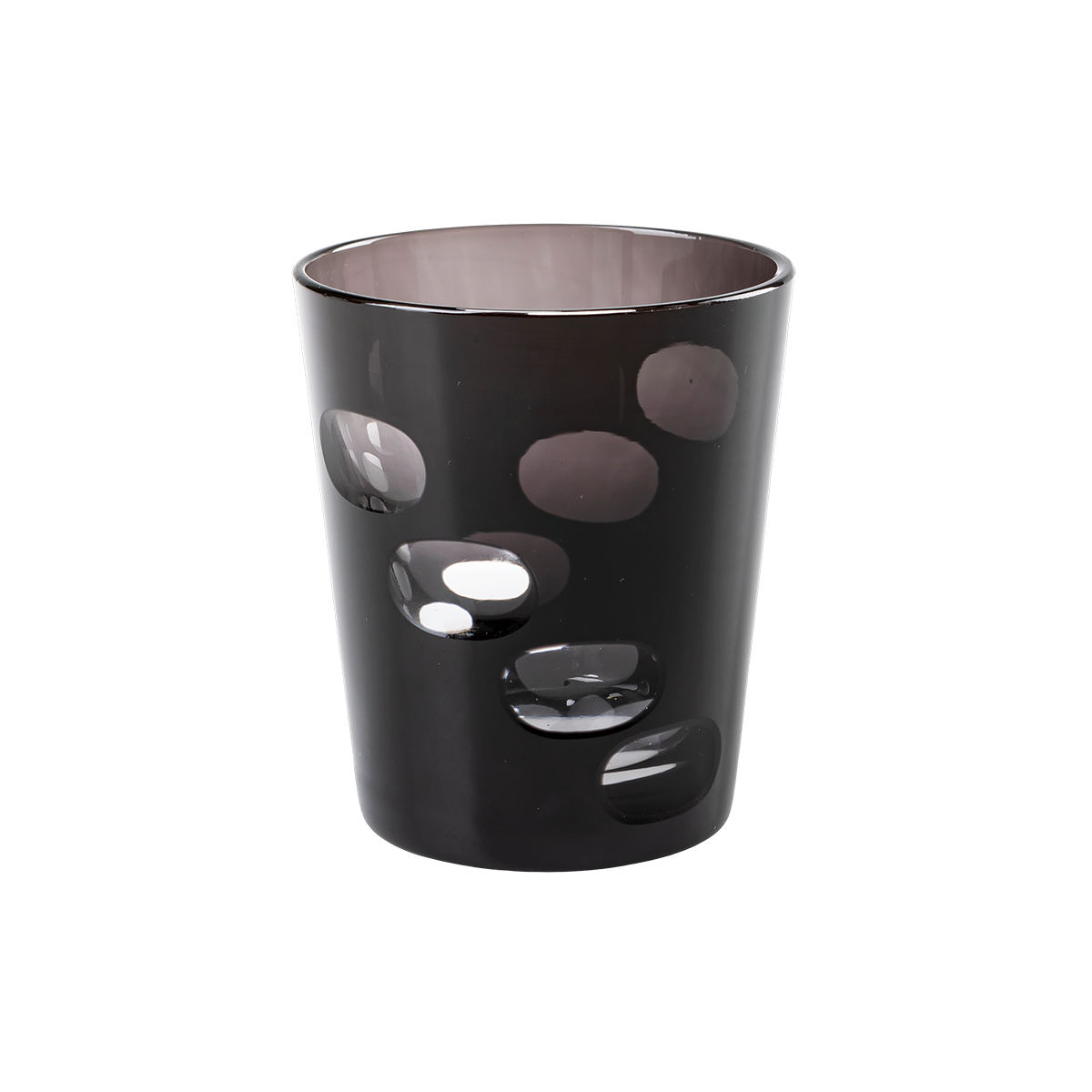 Black shop glass tumbler