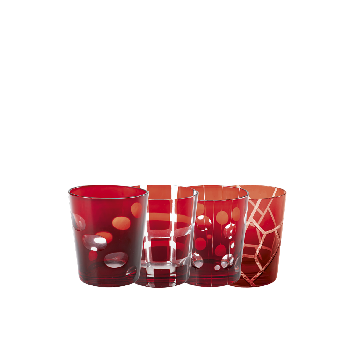 Red glass tumblers 2025